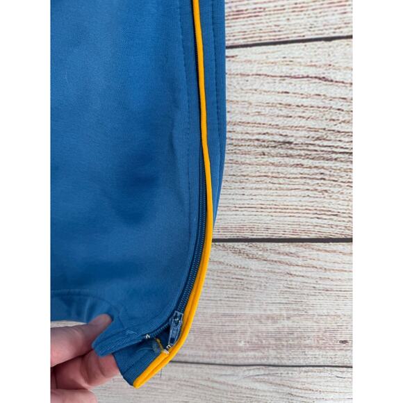 Vintage 80's Nike Track Sweatpants Men's Size‎ XL Blue/Gold Embroidered - Picture 7 of 13